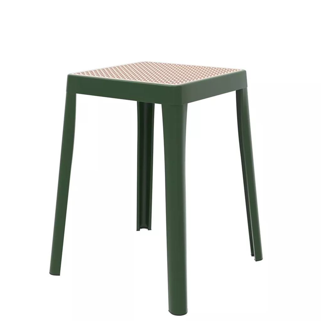 Stapelbarer Esshocker, modernes Design